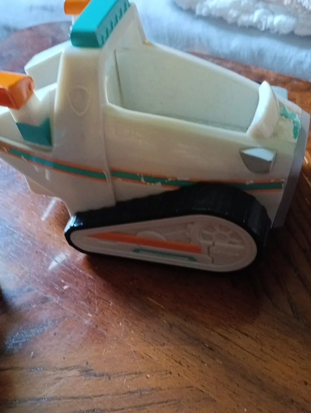 Paw Patrol Everest Snowmobile Vehicle - White, Teal & Orange